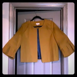 Loft Jacket/blazer mustard yellow size L